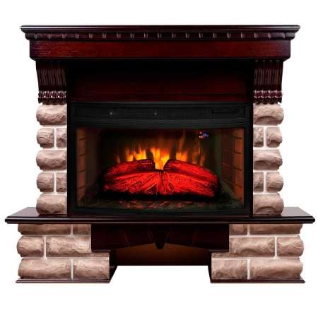 Электрокамин Realflame Kansas 33/33W AO с очагом Firespace 33W 321192