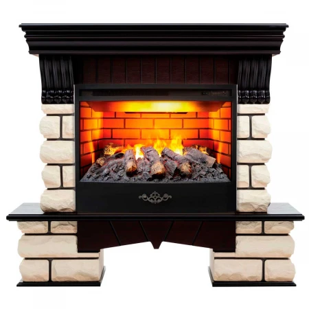 Электрокамин Realflame Kavkaz 24/25,5 AO с очагом 3D Firestar 25,5 344158