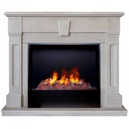 Электрокамин Realflame Kellie 25,5/26 WT с очагом 3D Cassette 630 338050