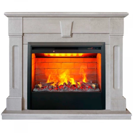 Электрокамин Realflame Kellie 25,5/26 WT с очагом 3D Helios 26 346050