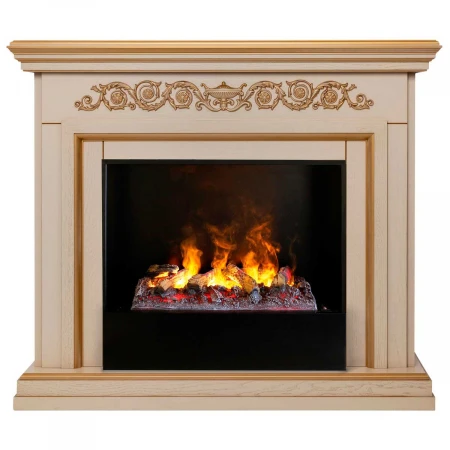 Электрокамин Realflame Leticia 26 WT-619G с очагом 3D Cassette 630 338064