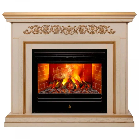 Электрокамин Realflame Leticia 26 WT-619G с очагом 3D Novara 348064