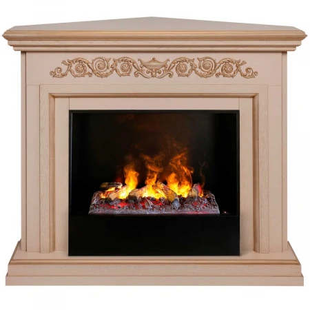 Электрокамин Realflame Leticia Corner 26 WT-619G с очагом 3D Cassette 630 338065