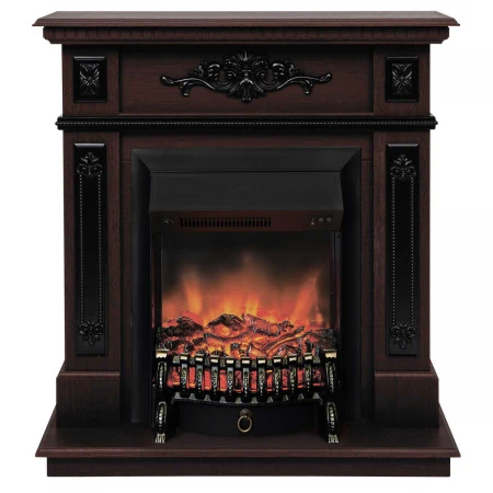 Электрокамин Realflame Lilian DN с очагом Fobos Lux Black 301014
