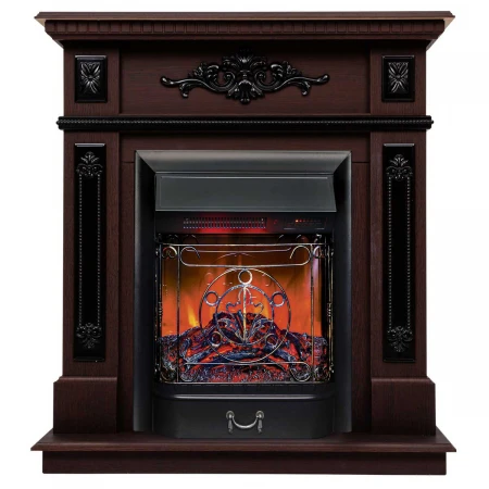 Электрокамин Realflame Lilian DN с очагом Majestic Lux Black RC 305014