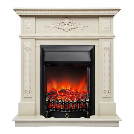 Электрокамин Realflame Lilian WT с очагом Fobos Lux Black 301015