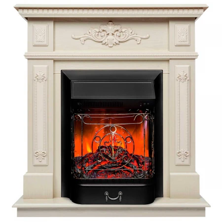 Электрокамин Realflame Lilian WT с очагом Majestic Lux Black 304015