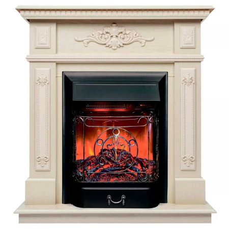 Электрокамин Realflame Lilian WT с очагом Majestic Lux Black RC 305015
