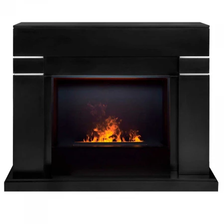Электрокамин Realflame Lindelse 26 BLM с очагом 3D Cassette 630 Black Panel 360068