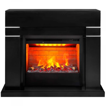 Электрокамин Realflame Lindelse 26 BLM с очагом 3D Helios 26 346068