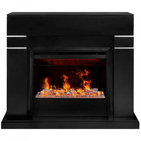 Электрокамин Realflame Lindelse 26 BLM с очагом 3D Helios 26 SBG 347068