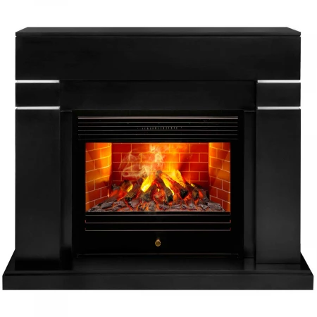 Электрокамин Realflame Lindelse 26 BLM с очагом 3D Novara 348068