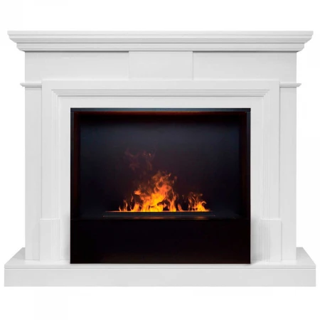 Электрокамин Realflame Marco 25,5/26 WT с очагом 3D Cassette 630 Black Panel 360334