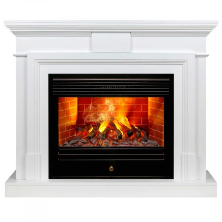 Электрокамин Realflame Marco 25,5/26 WT с очагом 3D Novara 348334