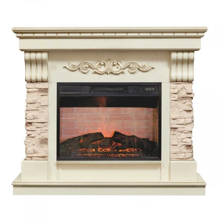 Электрокамин Realflame Marseilles Luxe 24 WT с очагом Irvine 24 309156