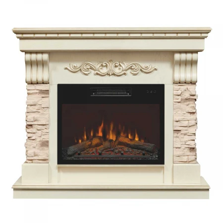 Электрокамин Realflame Marseilles Luxe 24 WT с очагом Kendal 24 310156