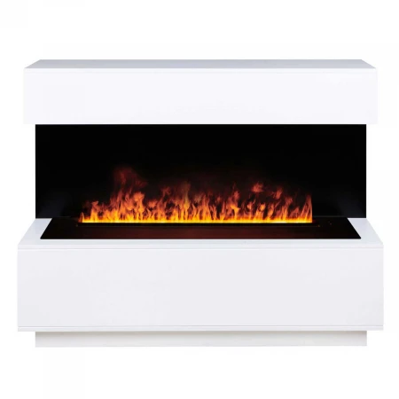 Электрокамин Realflame Modern CST1000 WT-P511 с очагом 3D Cassette 1000 Black Panel 361253