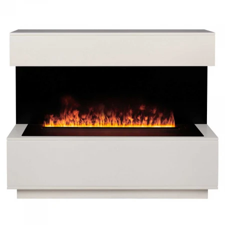 Электрокамин Realflame Modern CST1000 WT-P614 с очагом 3D Cassette 1000 Black Panel 361254
