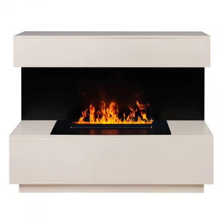 Электрокамин Realflame Modern CST630 WT-P614 с очагом 3D Cassette 630 Black Panel 360258