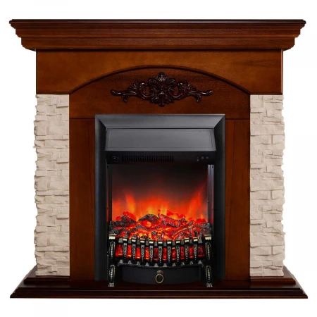 Электрокамин Realflame Neapolis NT с очагом Fobos Lux Black 301137