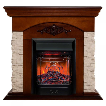 Электрокамин Realflame Neapolis NT с очагом Majestic Lux Black RC 305137