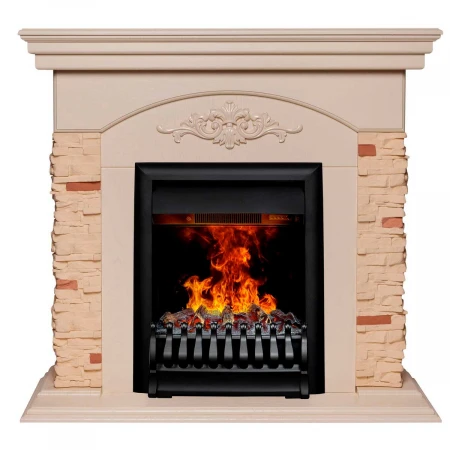 Электрокамин Realflame Neapolis WT с очагом 3D Oregan 343136