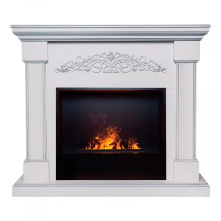 Электрокамин Realflame Ofelia 26 WT с очагом 3D Cassette 630 Black Panel 360378
