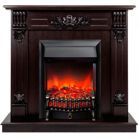 Электрокамин Realflame Ottawa DN с очагом Fobos Lux Black 301011