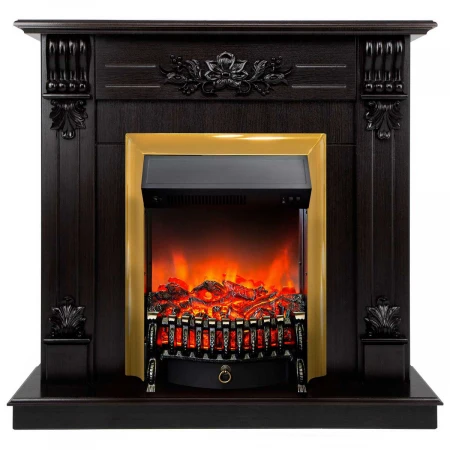 Электрокамин Realflame Ottawa DN с очагом Fobos Lux Brass 303011