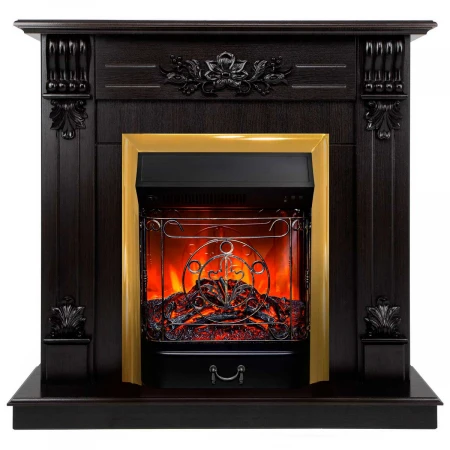 Электрокамин Realflame Ottawa DN с очагом Majestic Lux Brass 306011