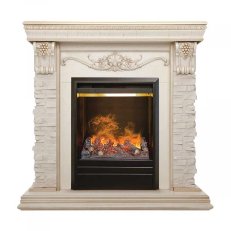 Электрокамин Realflame Patricia WT c очагом 3D Olympic 342303