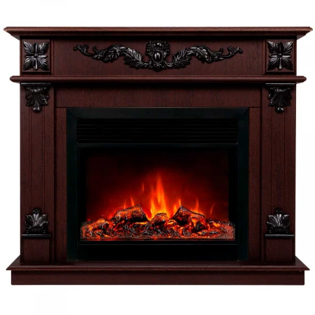 Электрокамин Realflame Philadelphia 25,5/26 DN с очагом Moonblaze Deluxe Black 317048