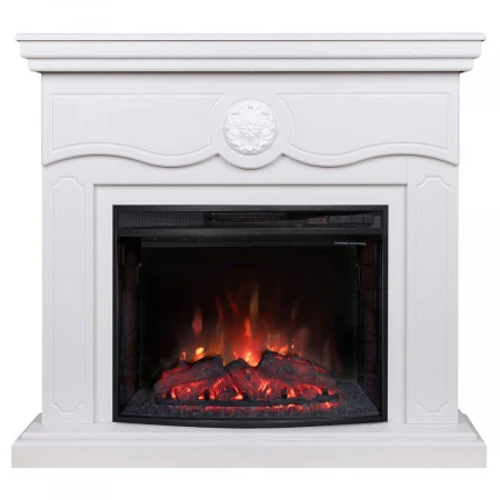 Электрокамин Realflame Raffaele 25,5 WT с очагом Evrika 25,5 314284