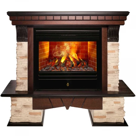 Электрокамин Realflame Rockland 26 AO с очагом 3D Novara 348330