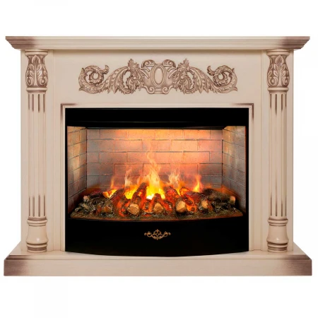 Электрокамин Realflame Salford 33 WT с очагом 3D Firestar 33 345115
