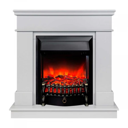 Электрокамин Realflame Selena STD GR с очагом Fobos Lux Black 301373