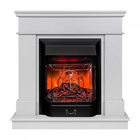 Электрокамин Realflame Selena STD GR с очагом Majestic Lux Black RC 305373