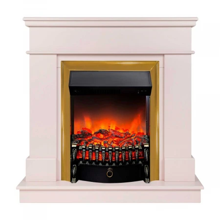 Электрокамин Realflame Selena STD PN с очагом Fobos Lux Brass 303372