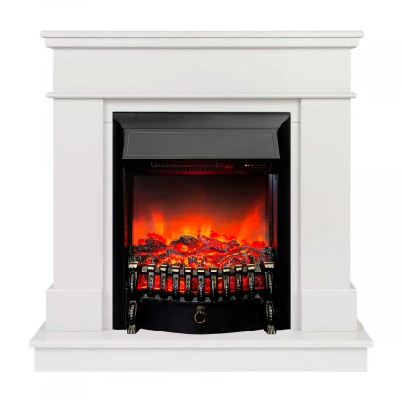 Электрокамин Realflame Selena STD WT с очагом Fobos Lux Black RC 302371