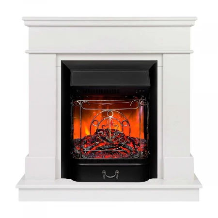 Электрокамин Realflame Selena STD WT с очагом Majestic Lux Black 304371