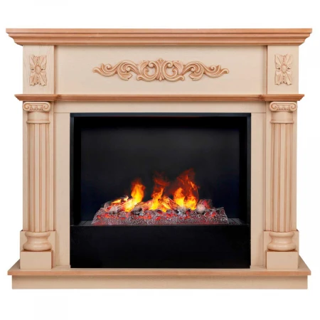 Электрокамин Realflame Silvia 26 WT-619B с очагом 3D Cassette 630 338076