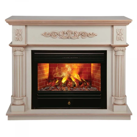 Электрокамин Realflame Silvia 26 WT-619B с очагом 3D Novara 348076