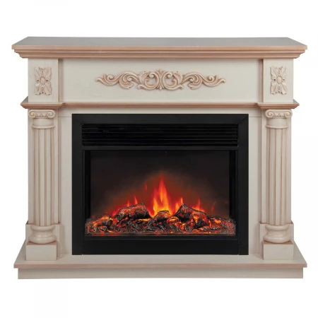 Электрокамин Realflame Silvia 26 WT-619B с очагом Moonblaze Deluxe Black 317076