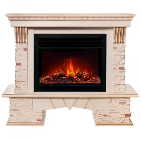 Электрокамин Realflame Sorento 25,5/26 WT с очагом Moonblaze Deluxe Black 317180