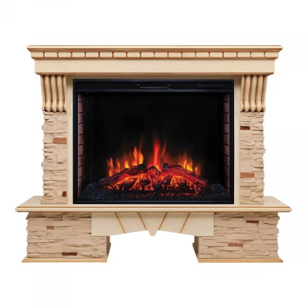 Электрокамин Realflame Sorento 33/33W WT с очагом Epsilon 33 355193