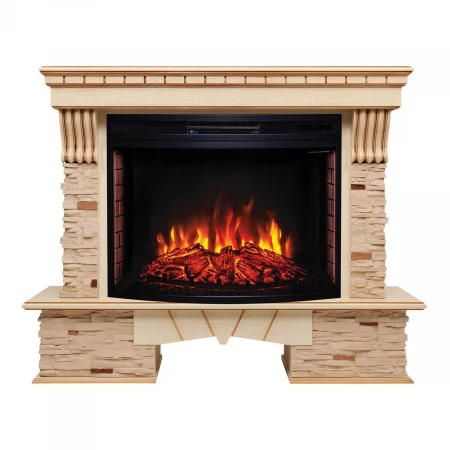 Электрокамин Realflame Sorento 33/33W WT с очагом Firespace 33 320193
