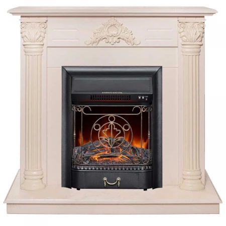 Электрокамин Realflame Stefania WT-F612 с очагом Majestic Lux Black 304002