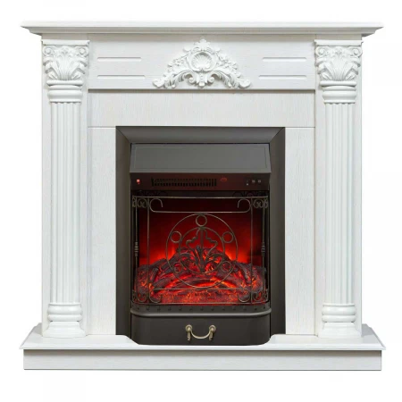 Электрокамин Realflame Stefania WT-F614 с очагом Majestic Lux Black 304003