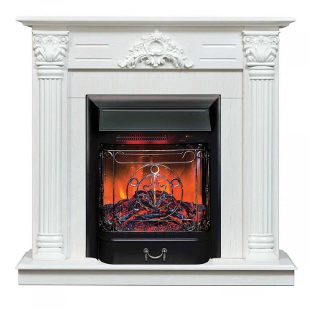 Электрокамин Realflame Stefania WT-F614 с очагом Majestic Lux Black RC 305003