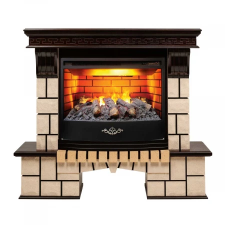 Электрокамин Realflame Stone 25/25,5 AO с очагом 3D Firestar 25,5 344332